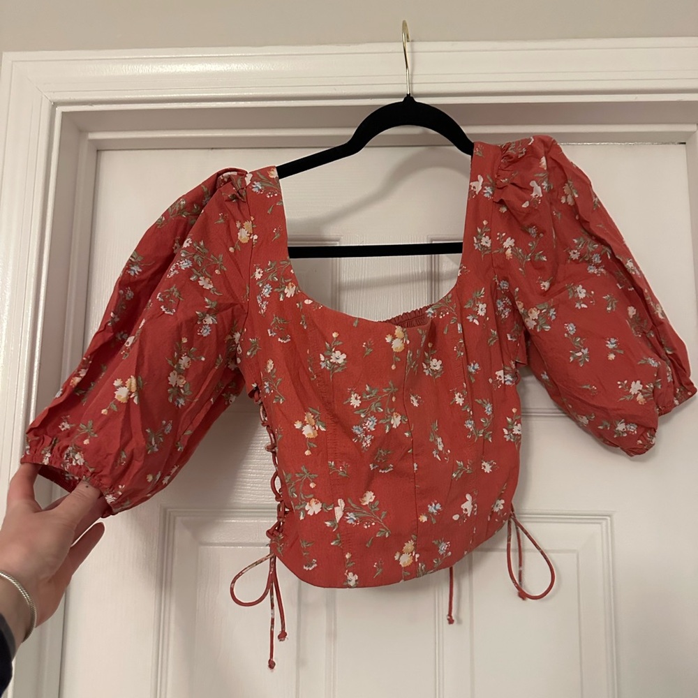 Abercrombie and fitch corset top